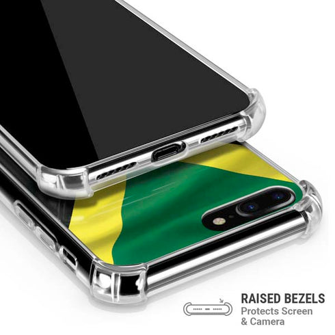 Jamaica Flag iPhone 7/8 Plus Clear Case